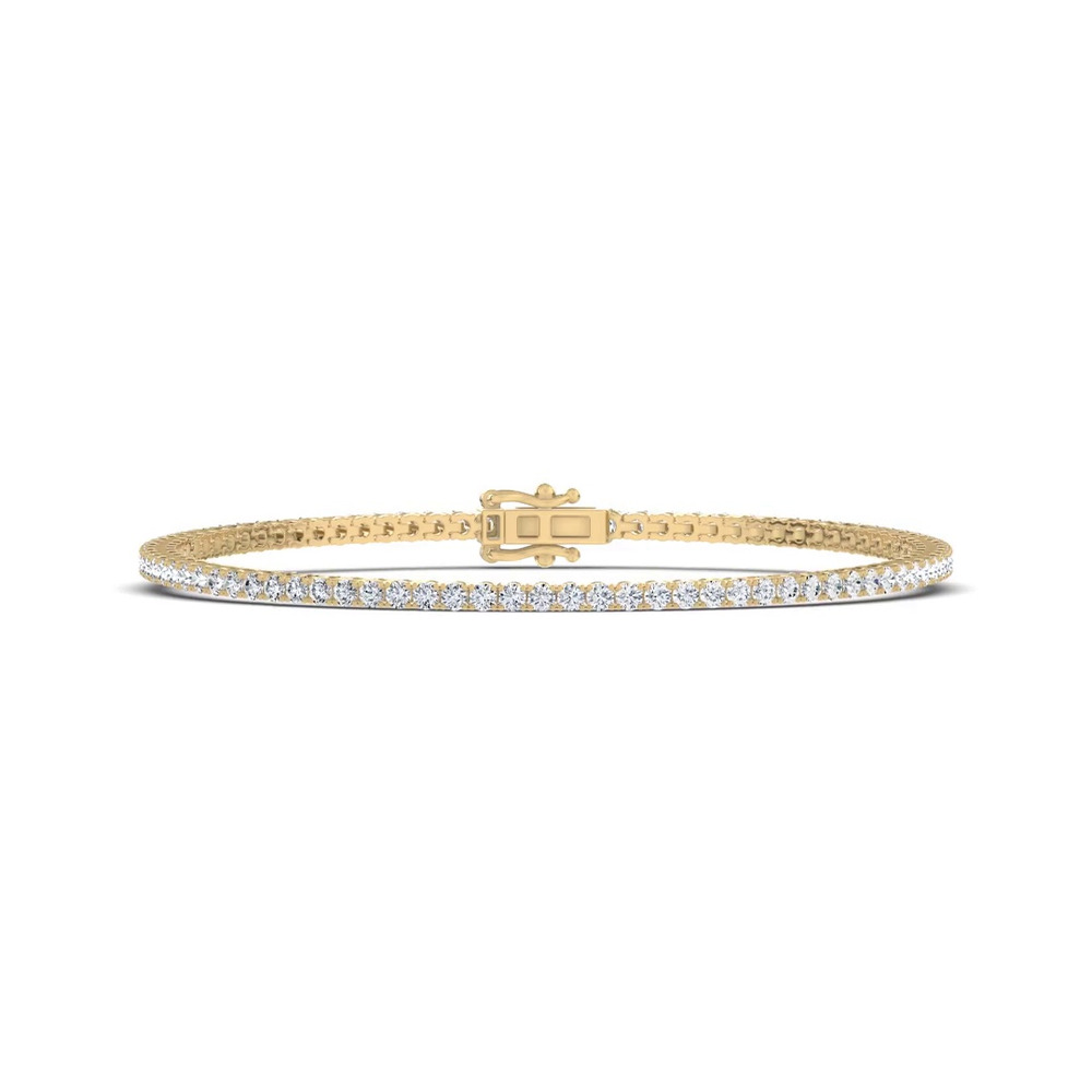 360 degree view of Lab Diamond Vermeil Tennis Bracelet (2 ct. tw.)