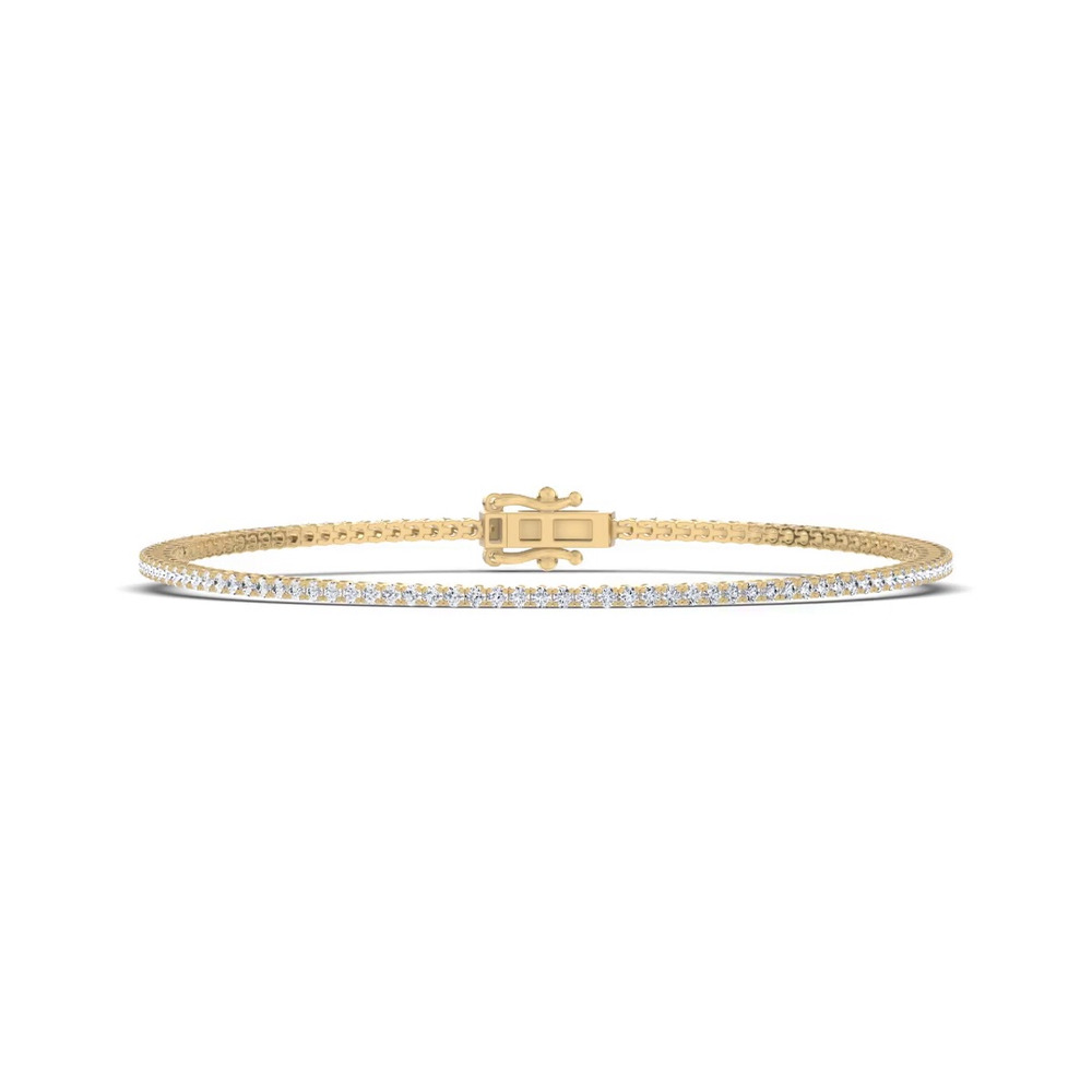 360 degree view of Lab Diamond Vermeil Tennis Bracelet (1 ct. tw.)