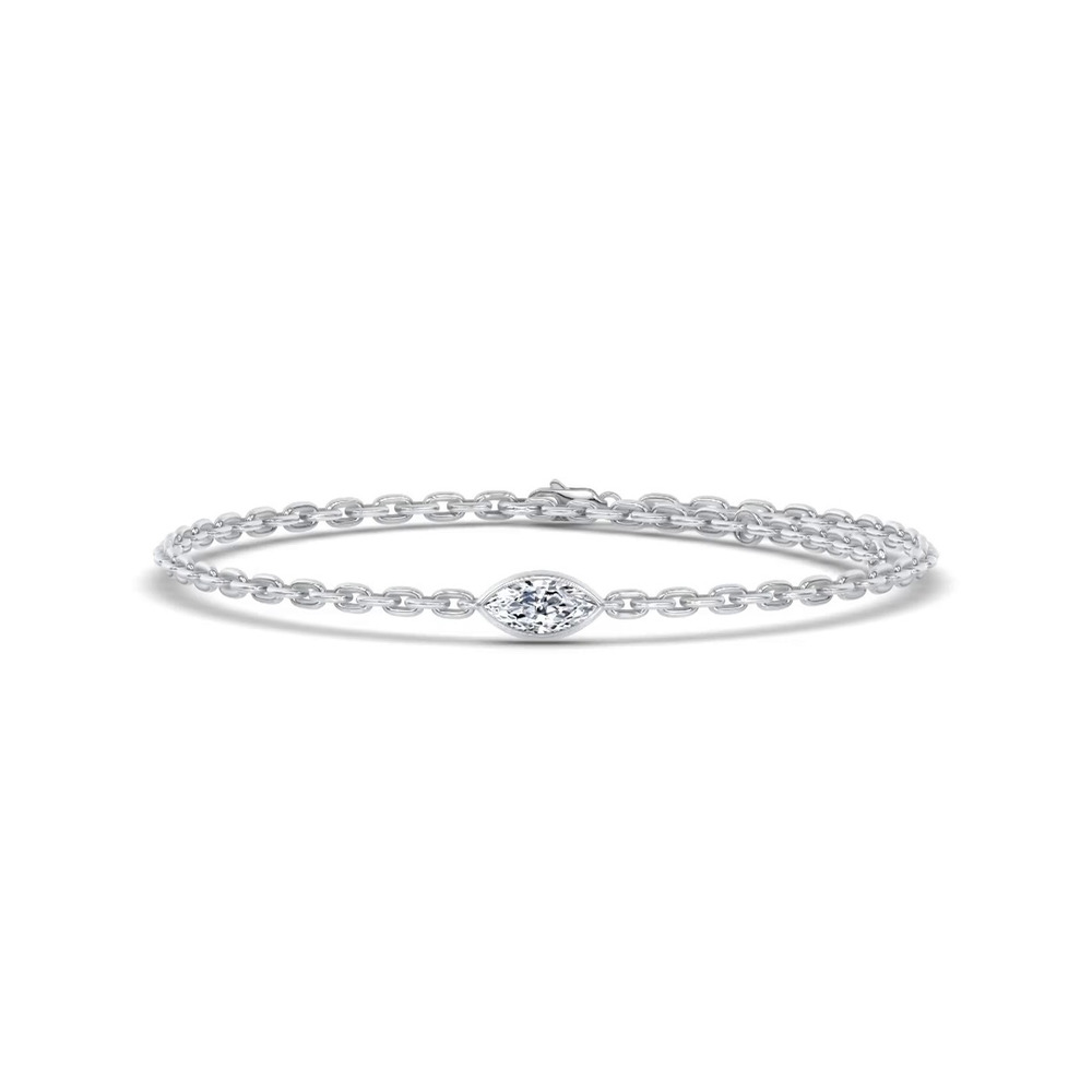 360 degree view of Maravina Bezel Lab Diamond Bracelet by Christian Siriano