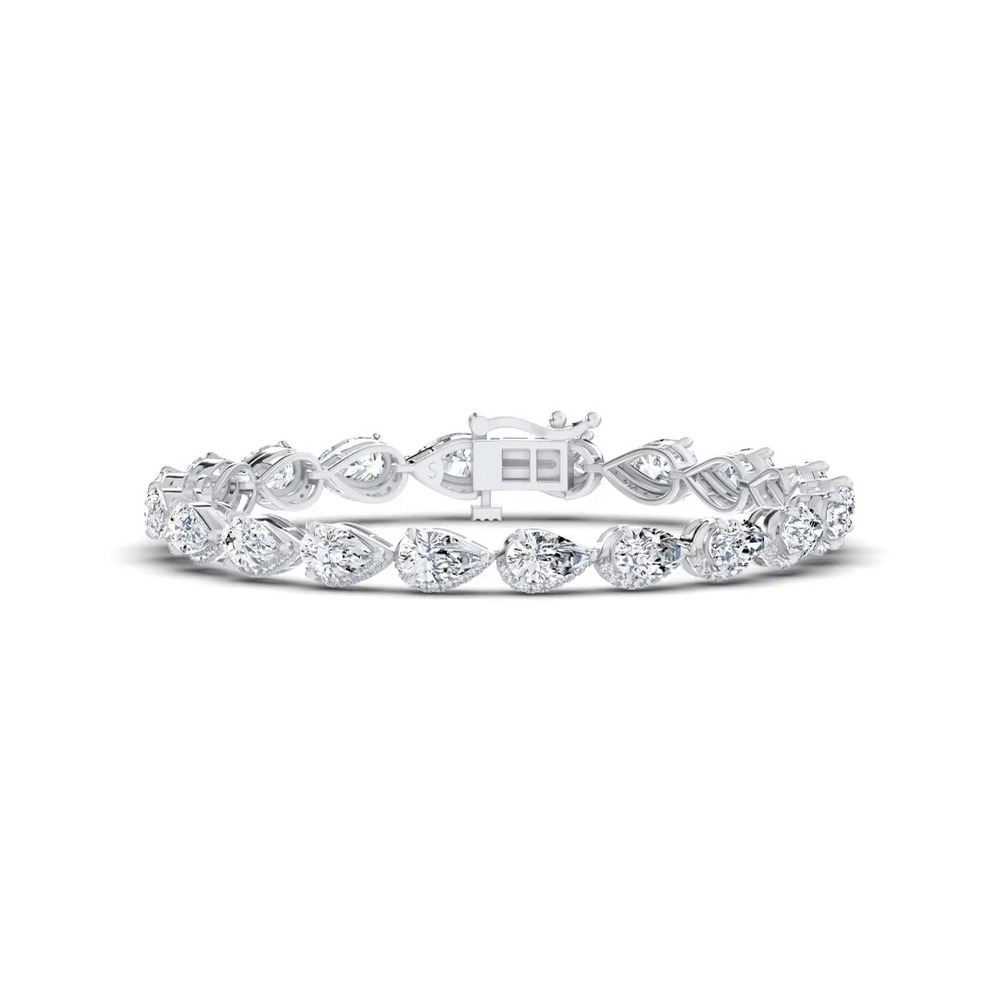 360 degree view of Lab Diamond Sweep Bracelet by Christian Siriano