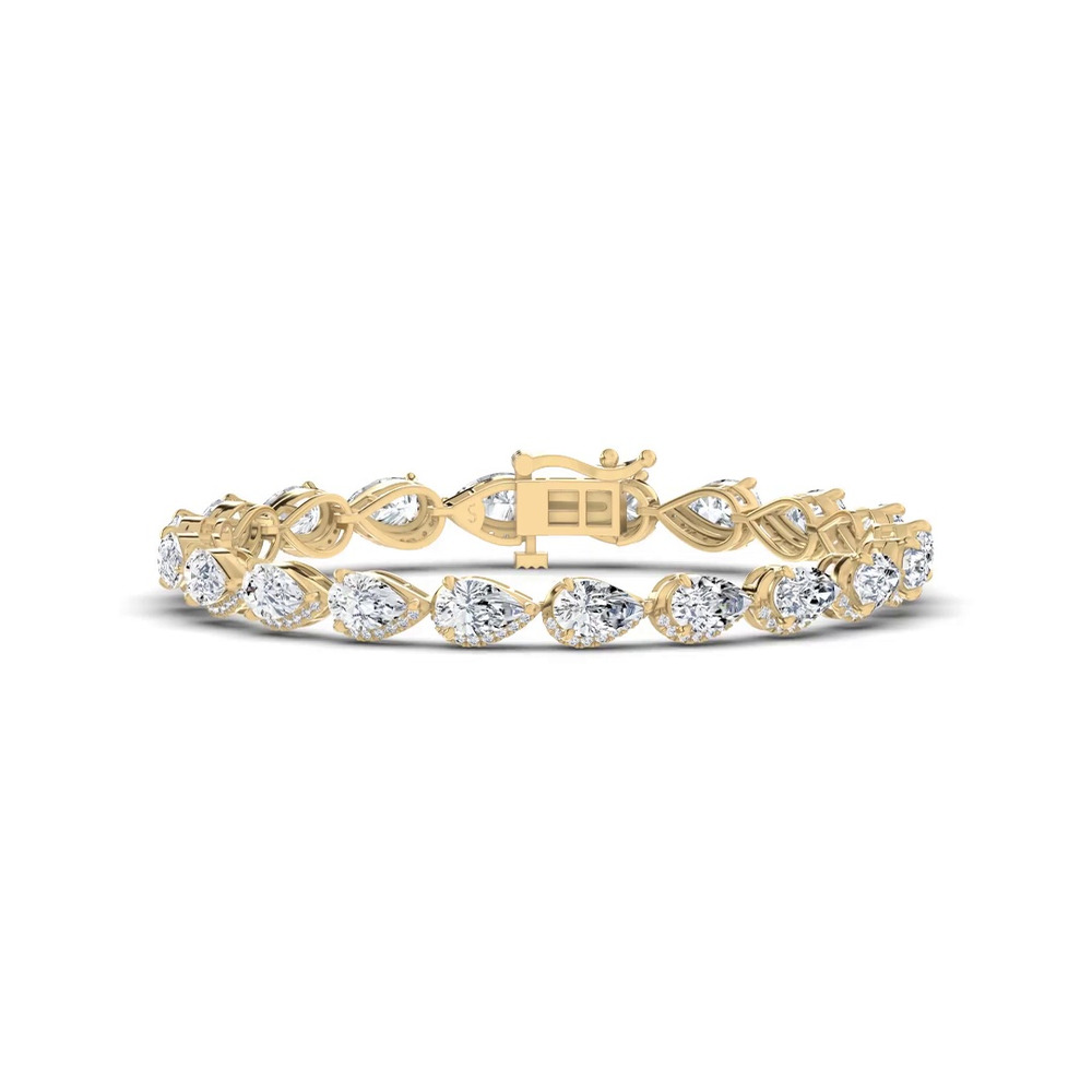 360 degree view of Lab Diamond Sweep Bracelet by Christian Siriano