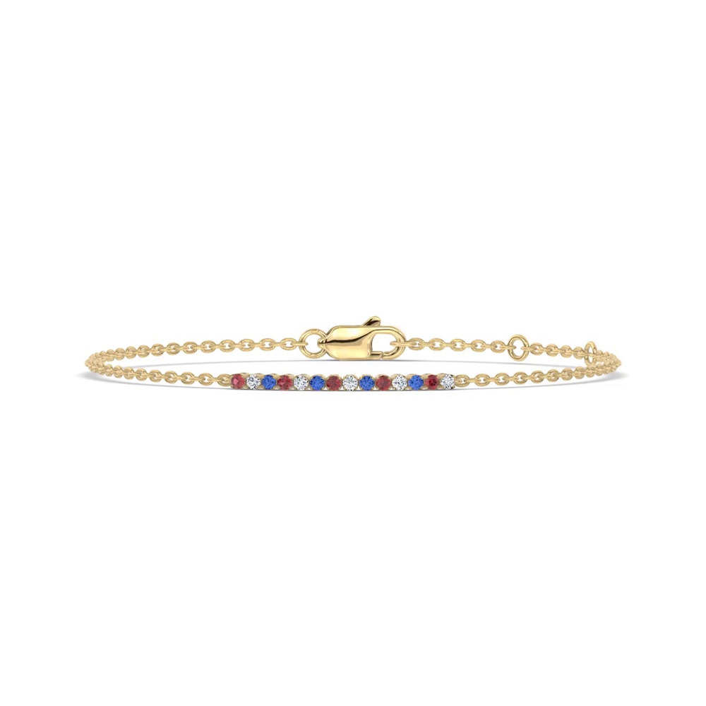 360 degree view of Petite Americana Tennis Chain Bracelet (0.50 ct. tw.)