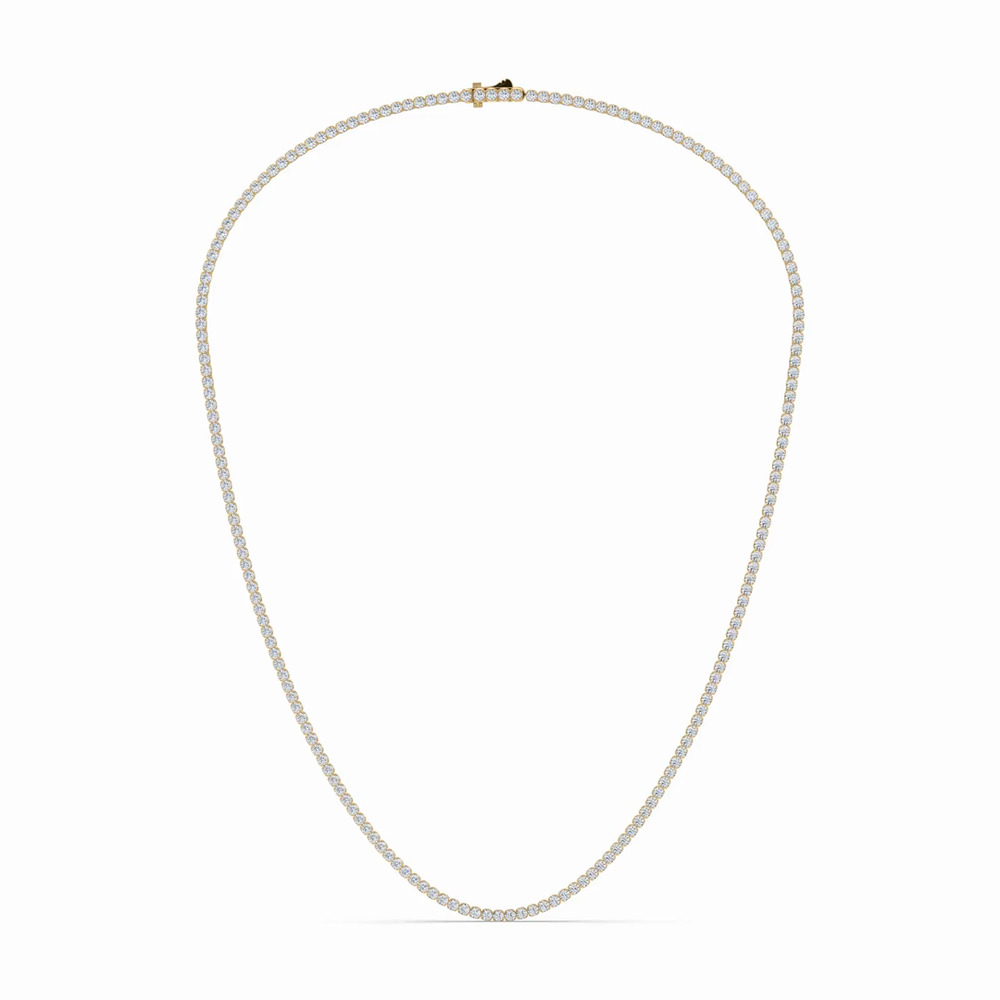 360 degree view of Lab Diamond Tennis Necklace (5 ct. tw.)