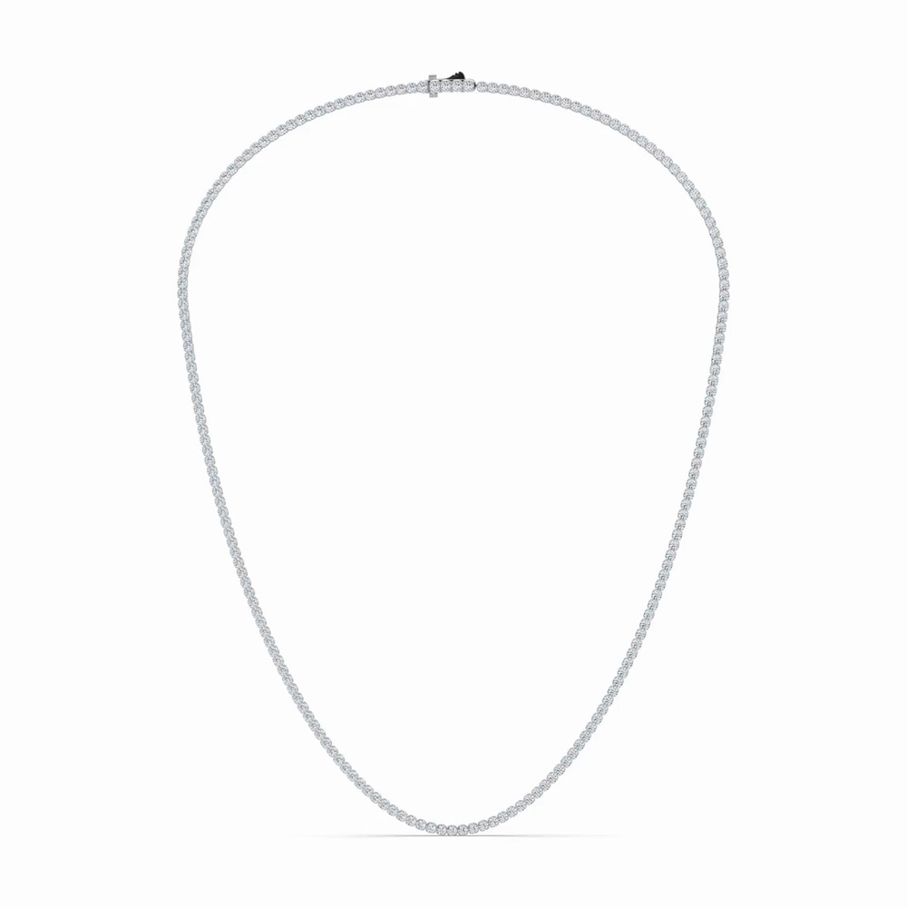 360 degree view of Lab Diamond Tennis Necklace (5 ct. tw.)