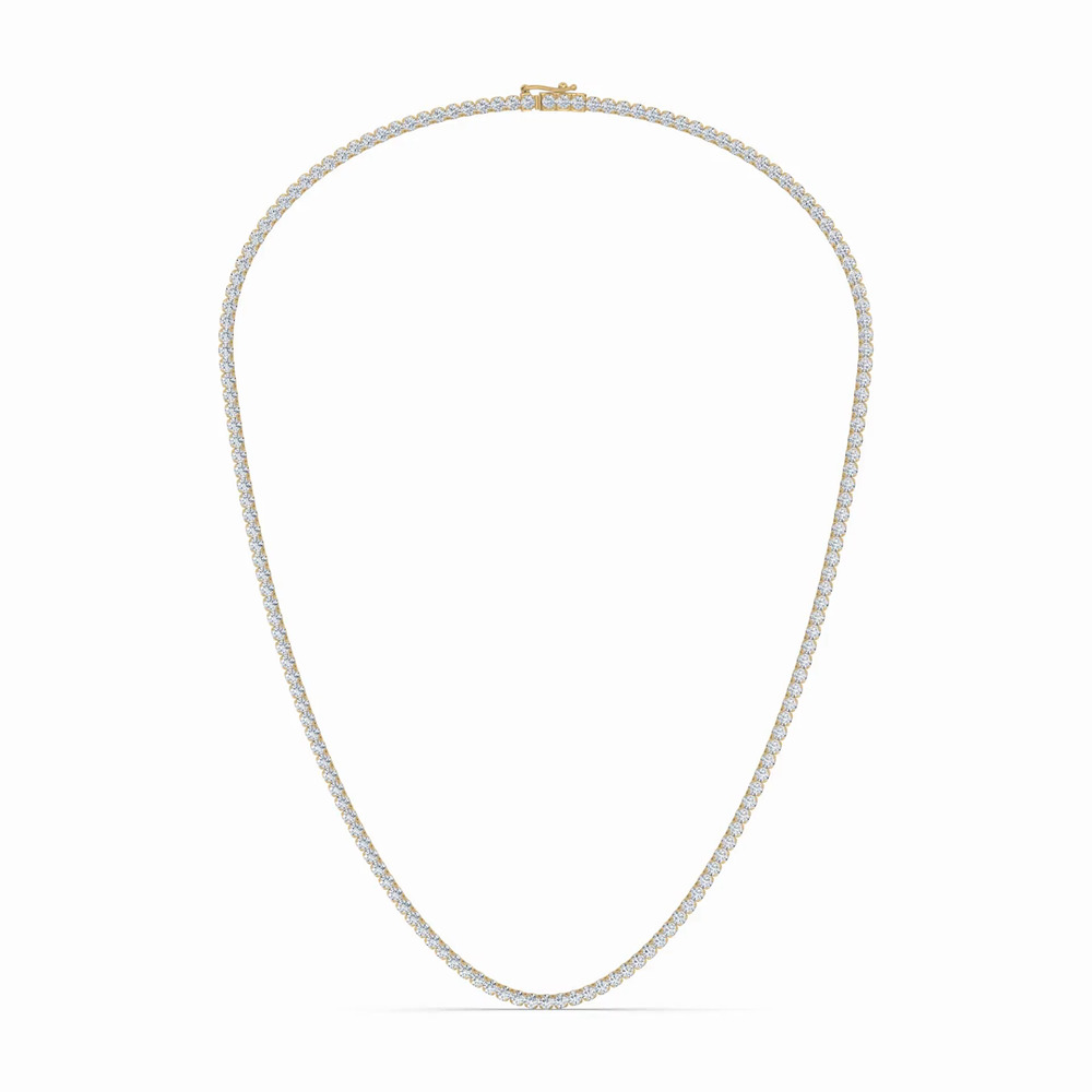 360 degree view of Lab Diamond Tennis Necklace (9 ct. tw.)