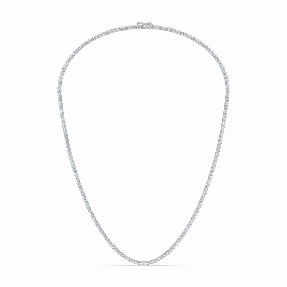 360 degree view of Lab Diamond Tennis Necklace (9 ct. tw.)
