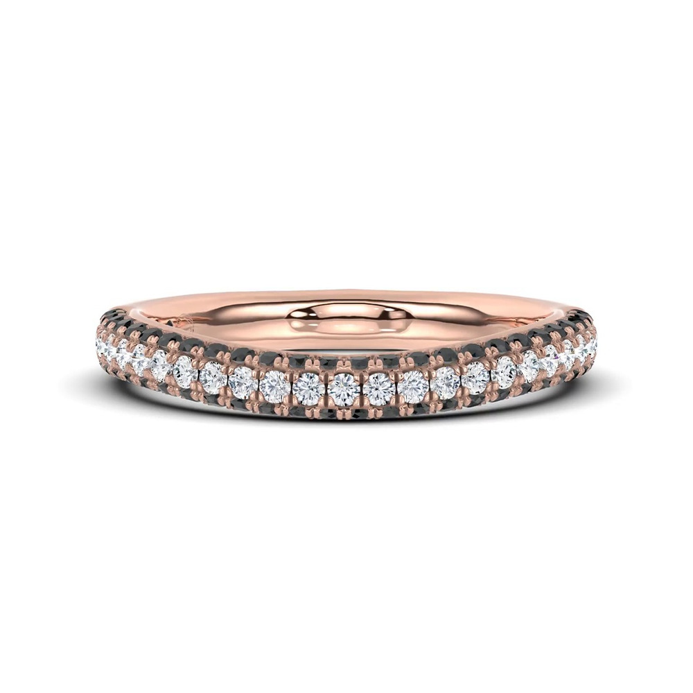 360 degree view of Midnight Noir Contoured Lab Band by Christian Siriano