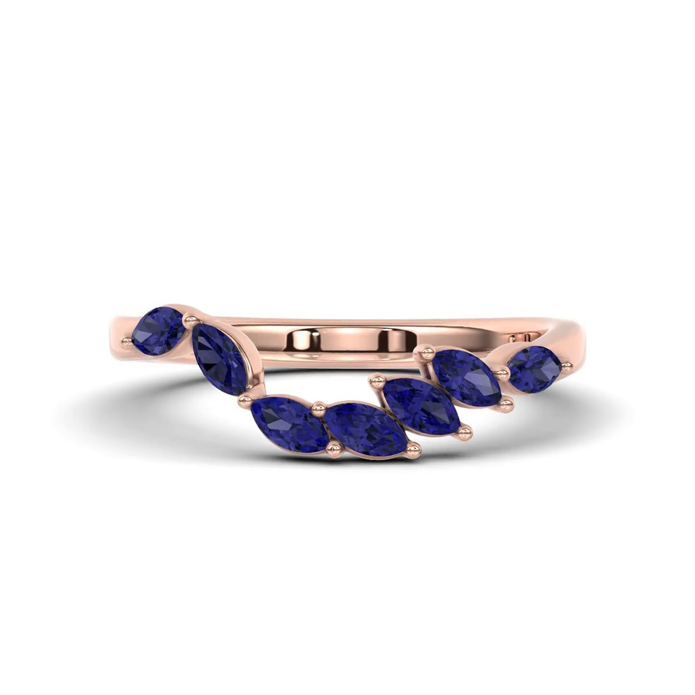 360 degree view of Envol Sapphire Contoured Lab Band by Christian Siriano