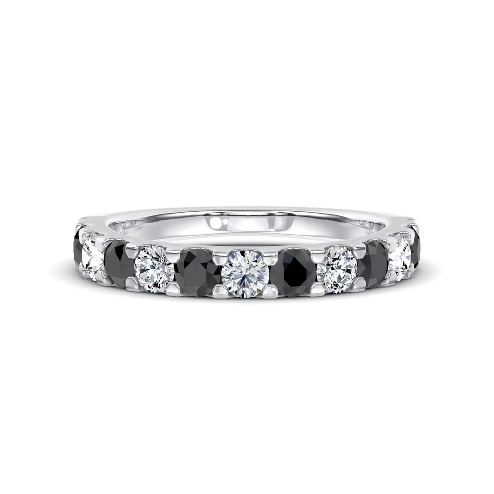 360 degree view of Jules Black & White Diamond Band (1 ct. tw.)