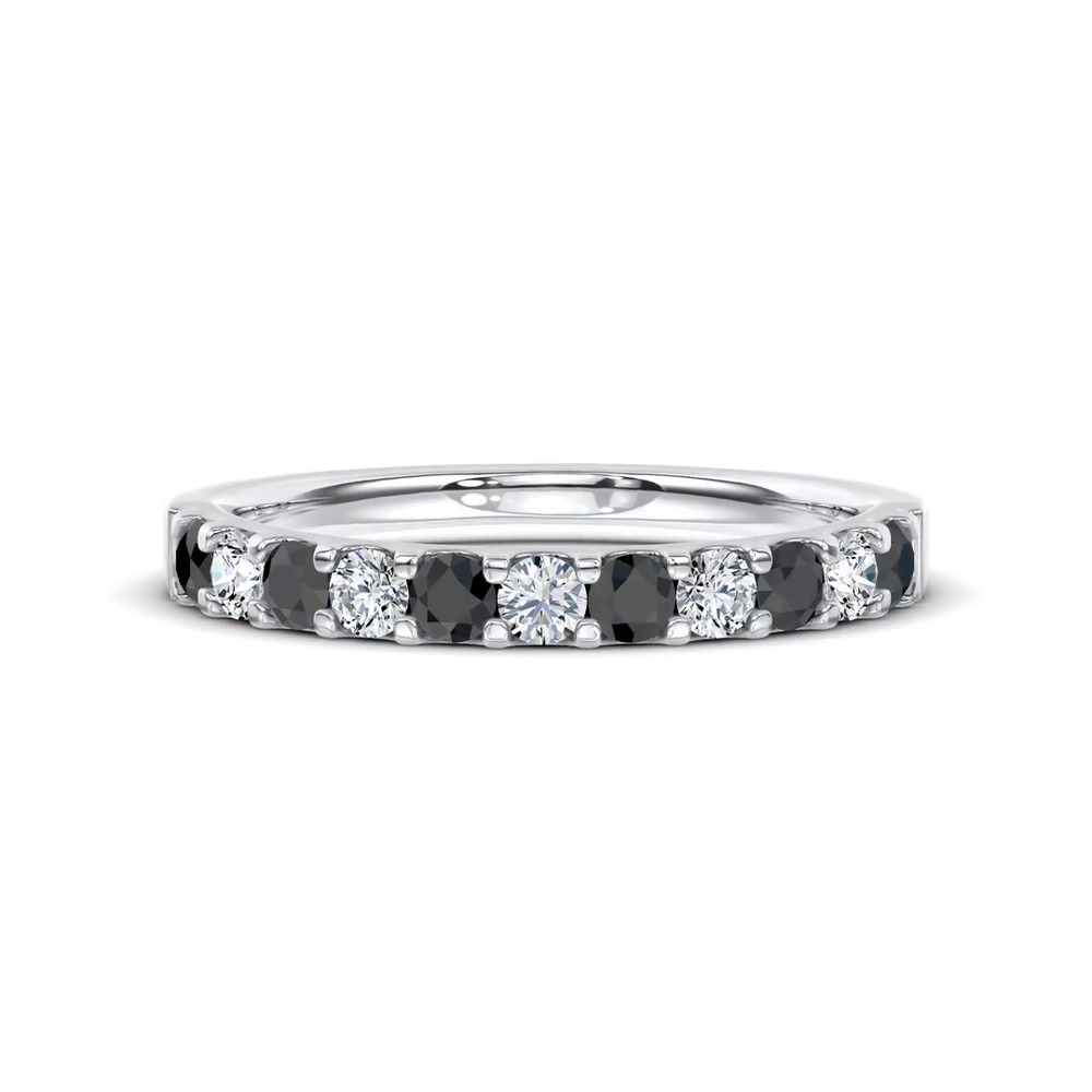 360 degree view of Jules Black & White Lab Diamond Band (1/2 ct. tw.)