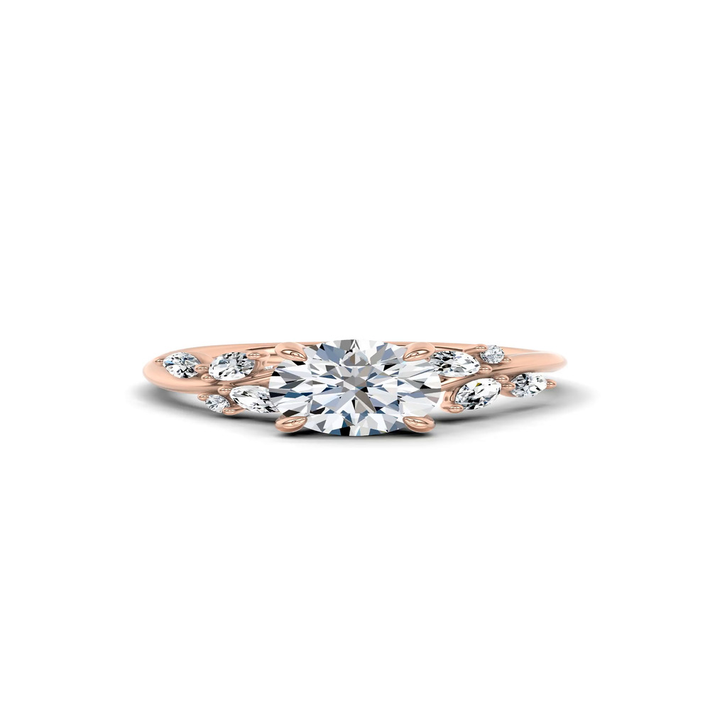 360 degree view of Lea Nature-Inspired Engagement Ring