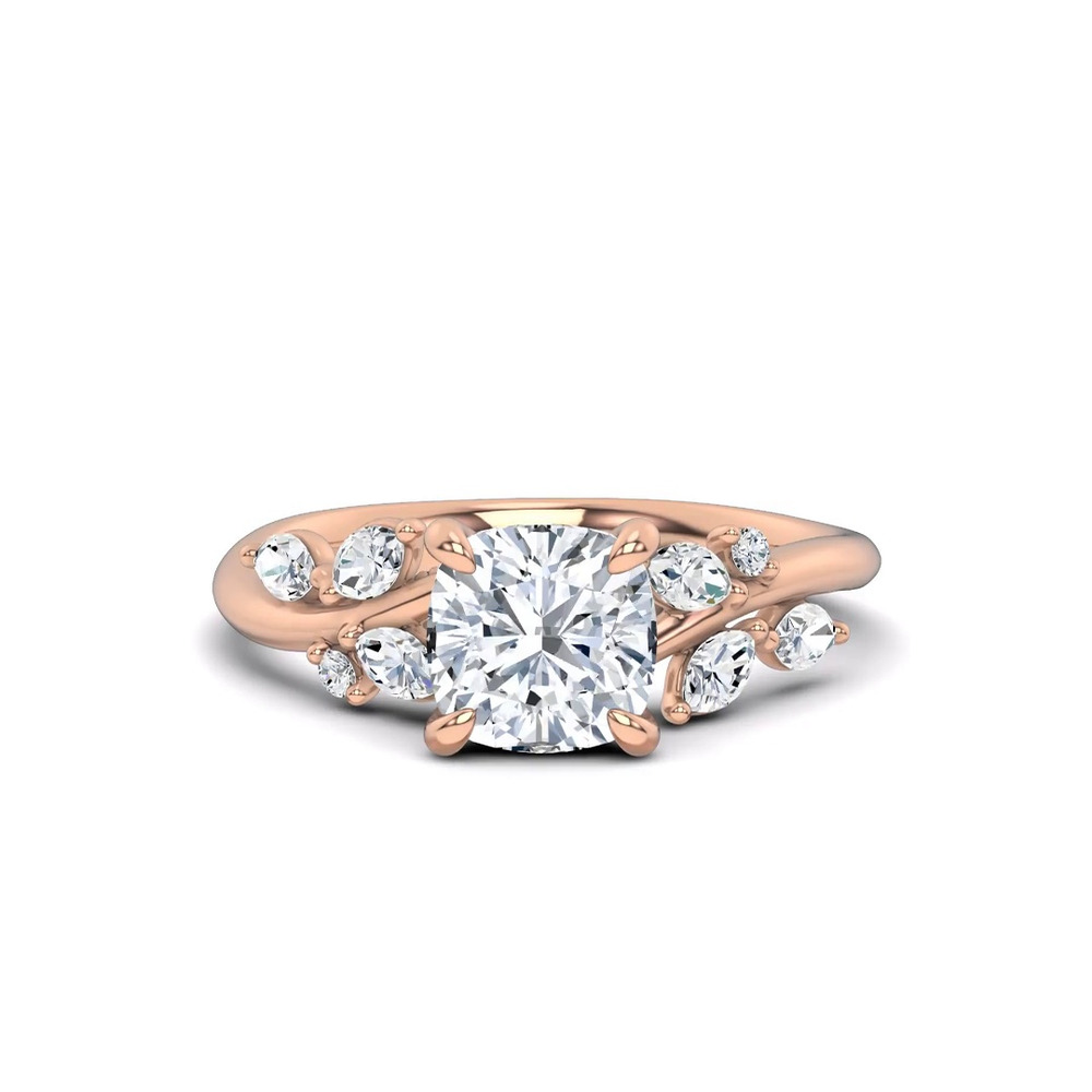 360 degree view of Lea Nature-Inspired Engagement Ring