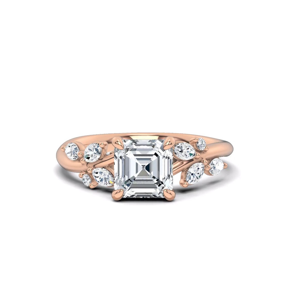 360 degree view of Lea Nature-Inspired Engagement Ring