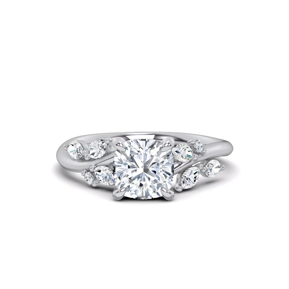 360 degree view of Lea Nature-Inspired Engagement Ring