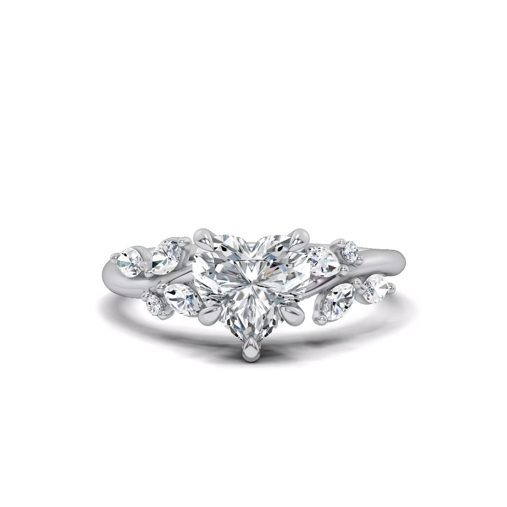 360 degree view of Lea Nature-Inspired Engagement Ring