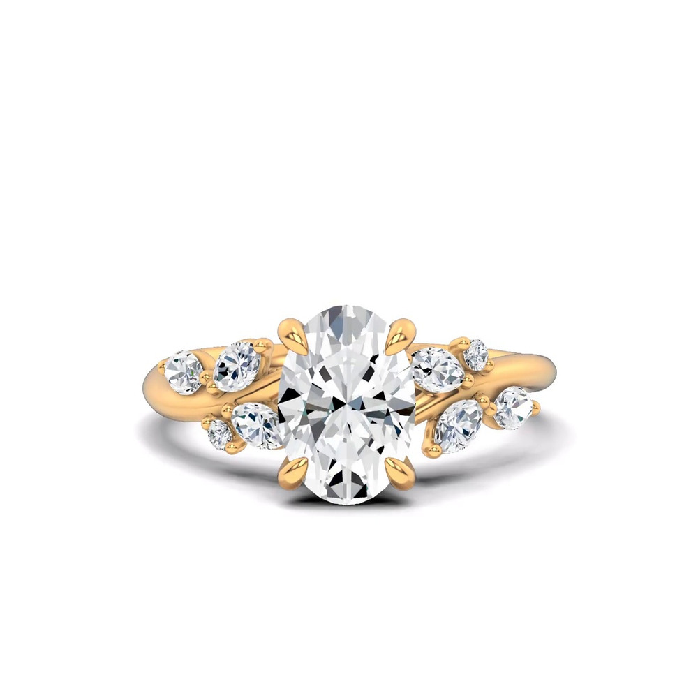 360 degree view of Lea Nature-Inspired Engagement Ring