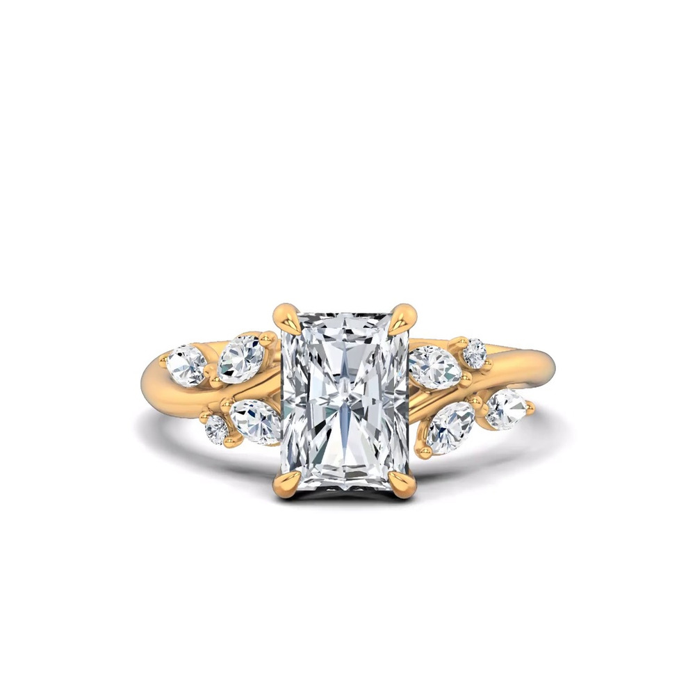 360 degree view of Lea Nature-Inspired Engagement Ring