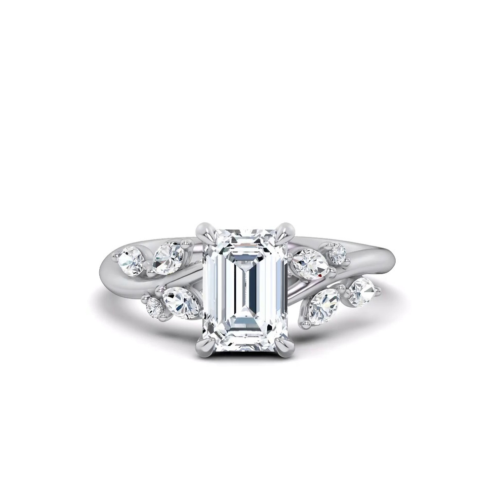 360 degree view of Lea Nature-Inspired Engagement Ring