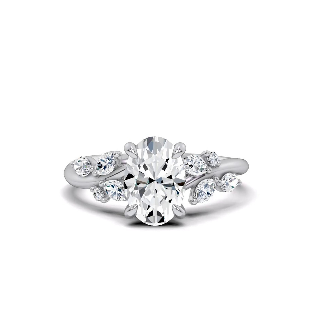 360 degree view of Lea Nature-Inspired Engagement Ring