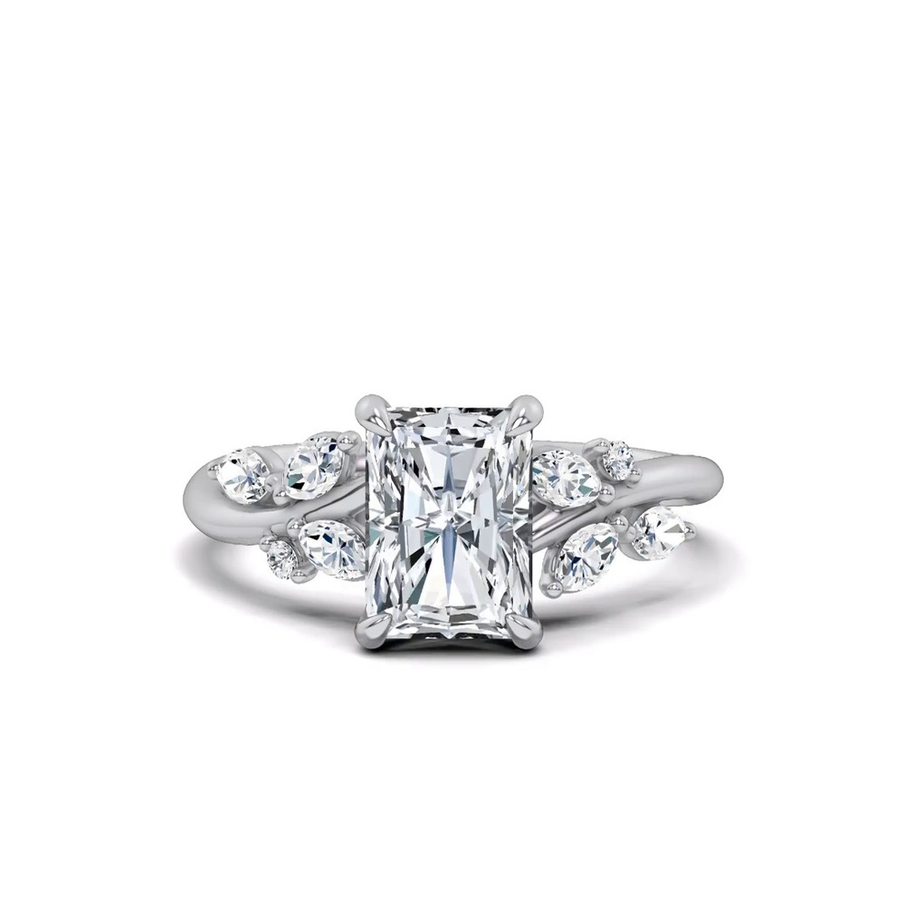 360 degree view of Lea Nature-Inspired Engagement Ring