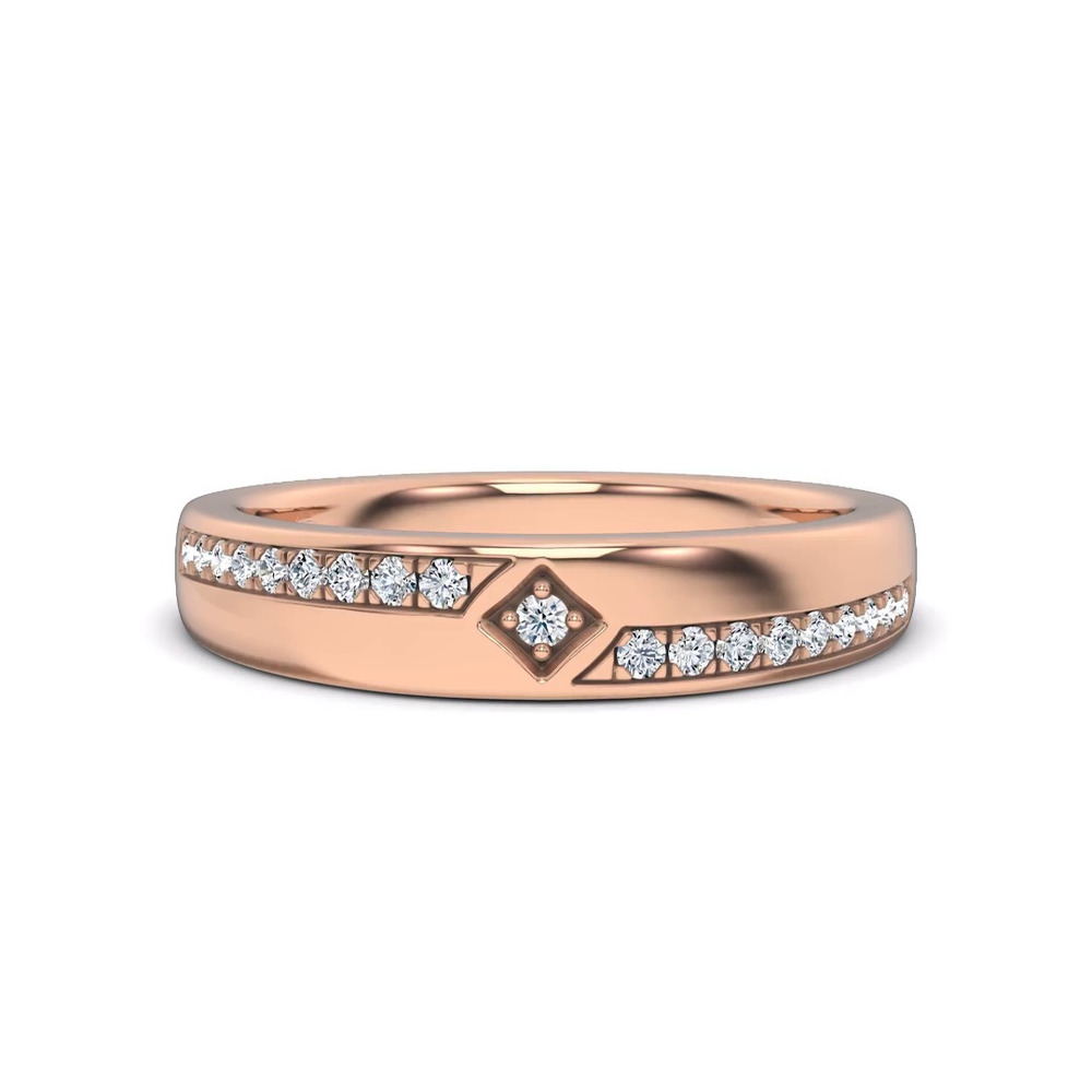 360 degree view of Mirrored Pavé Lab Band by Christian Siriano