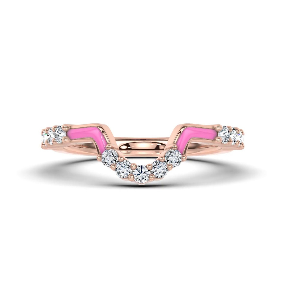 360 degree view of Rosavé Contour Lab Band by Christian Siriano