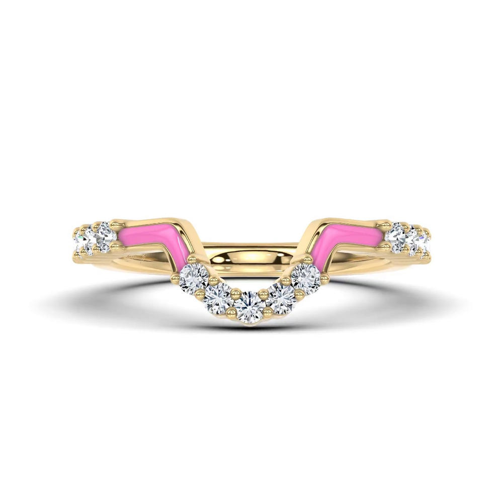360 degree view of Rosavé Contour Band by Christian Siriano