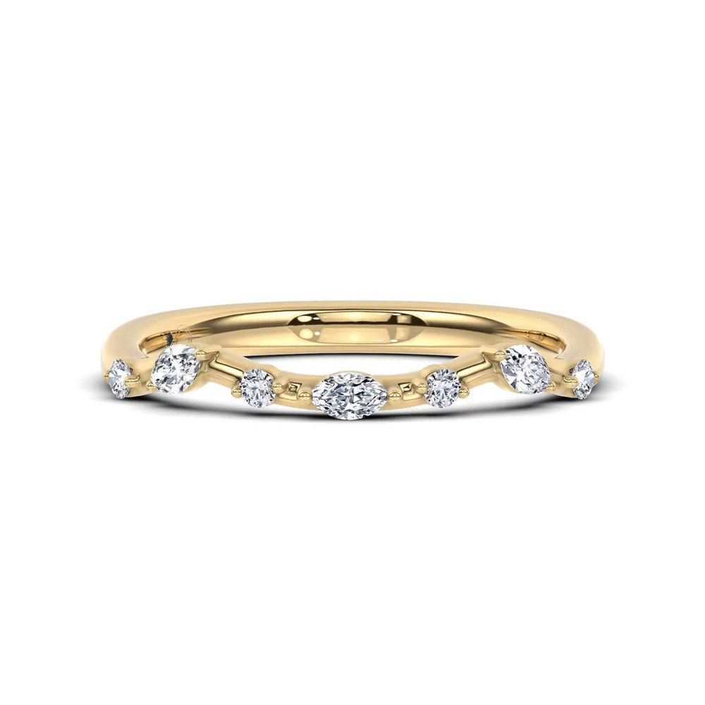 360 degree view of Jardin Valentina Mixed Shape Band by Christian Siriano