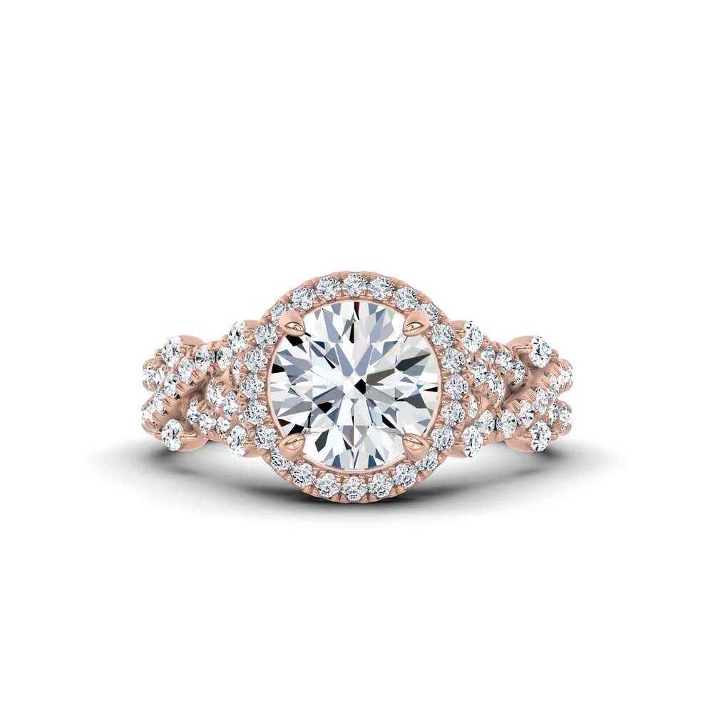 360 degree view of Embellis Lab Engagement Ring by Christian Siriano
