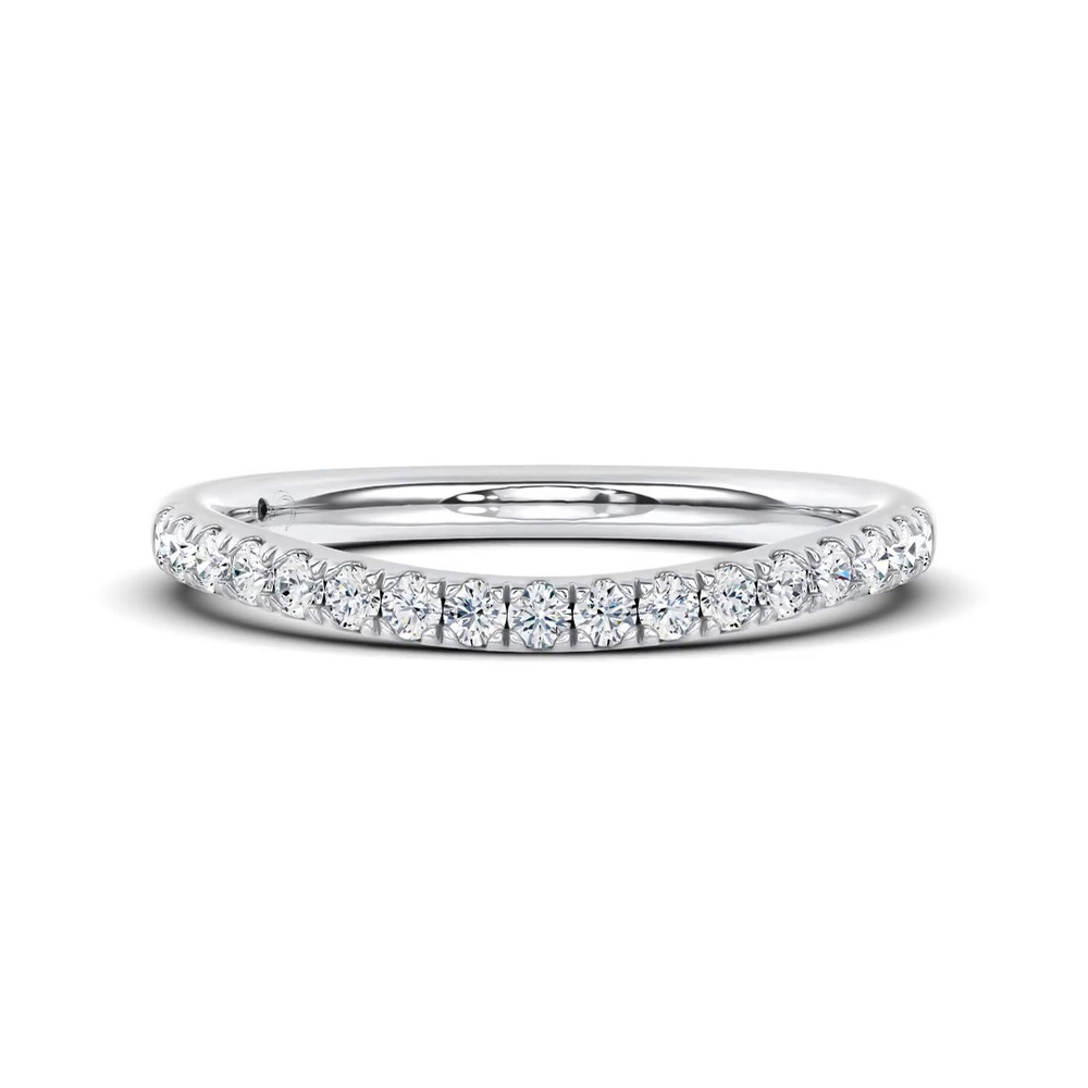 360 degree view of Classic Contoured Pavé Lab Band by Christian Siriano
