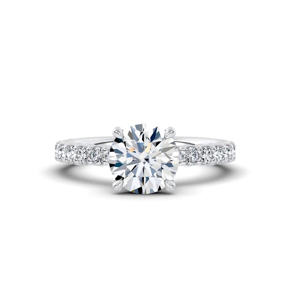360 degree view of Fleuron Engagement Ring by Christian Siriano