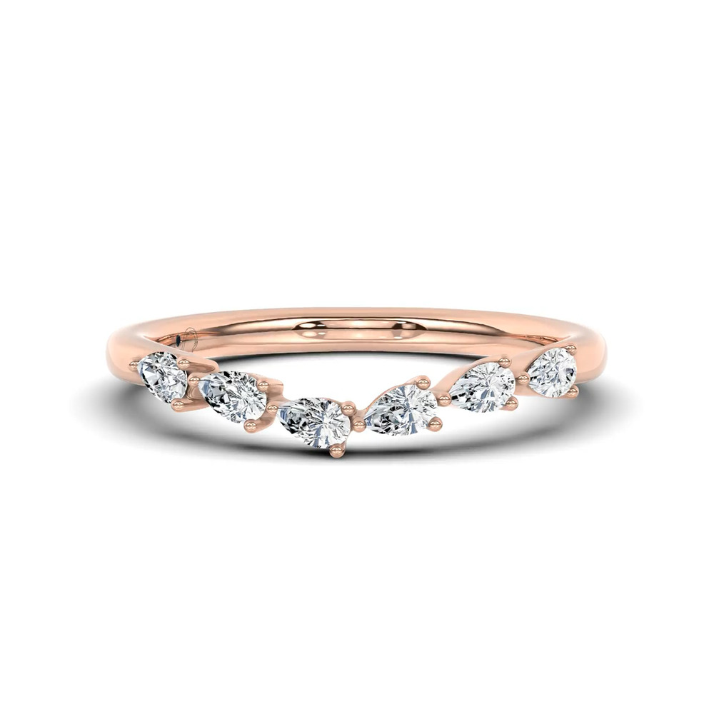 360 degree view of Luminous Curved Pear Band by Christian Siriano