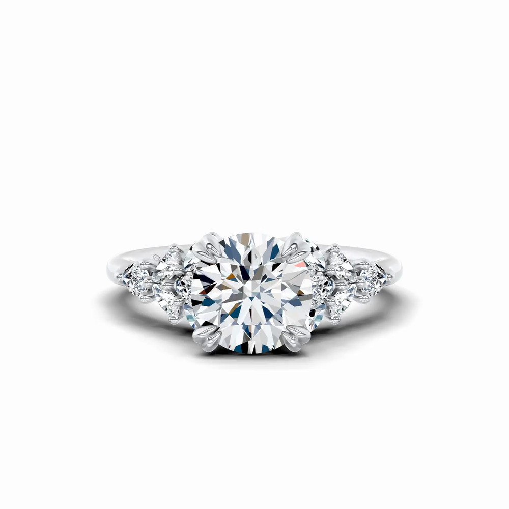 360 degree view of Luminous Cathedral Engagement Ring by Christian Siriano