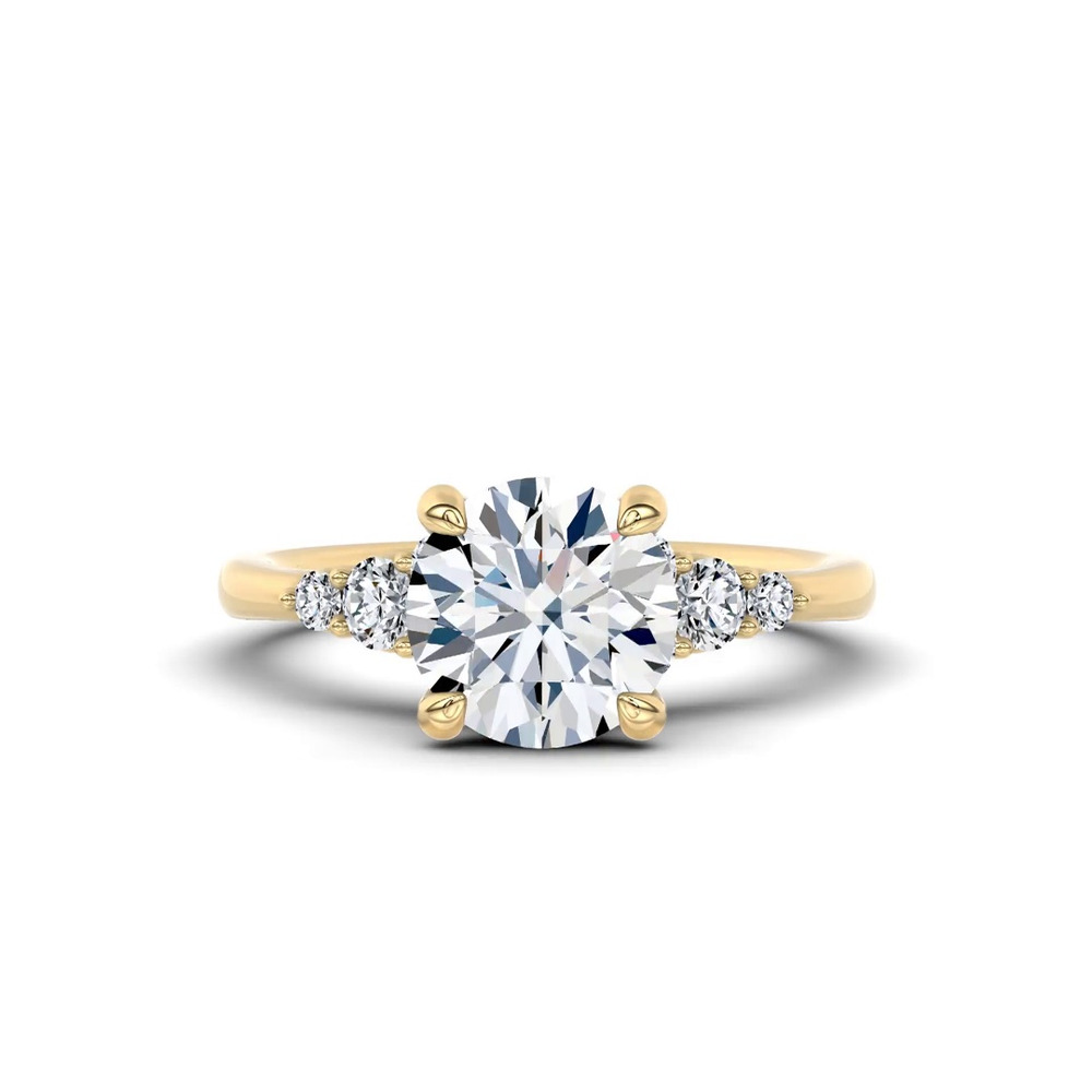 360 degree view of Glissade Lab Engagement Ring by Christian Siriano