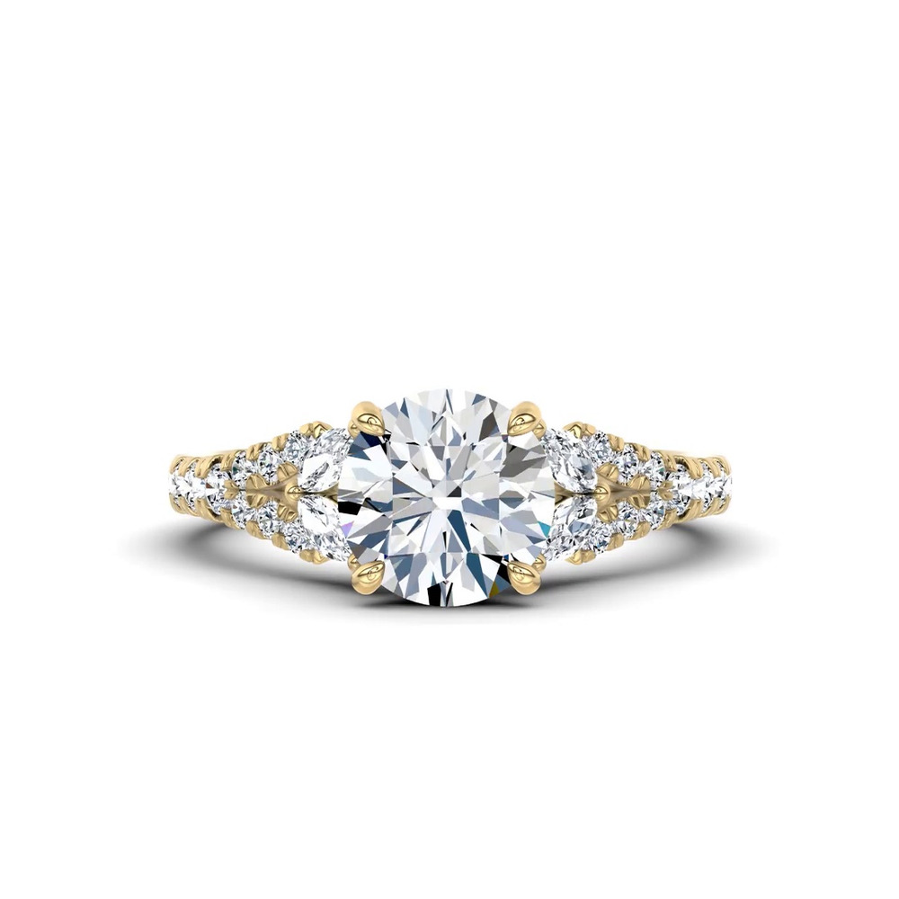 360 degree view of Amour Bloom Lab Engagement Ring by Christian Siriano