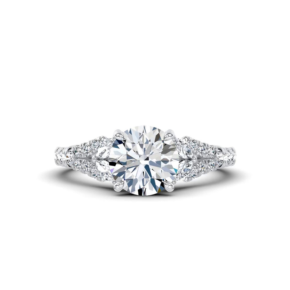 360 degree view of Amour Bloom Lab Engagement Ring by Christian Siriano
