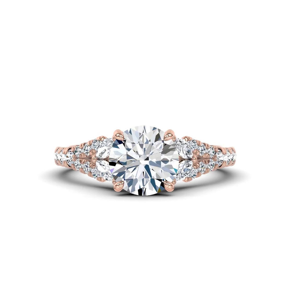 360 degree view of Amour Bloom Engagement Ring by Christian Siriano