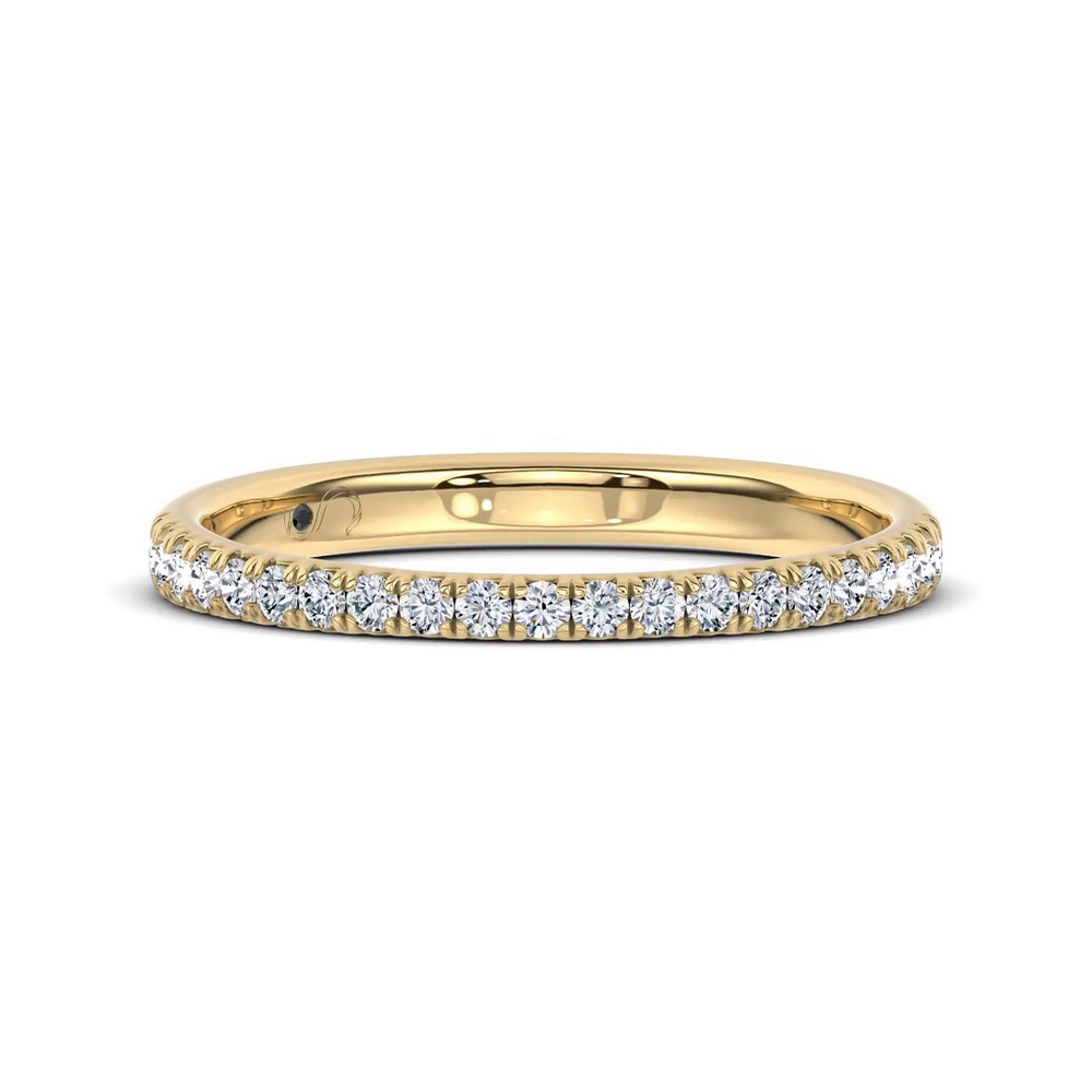 360 degree view of Unione Pavé Band by Christian Siriano