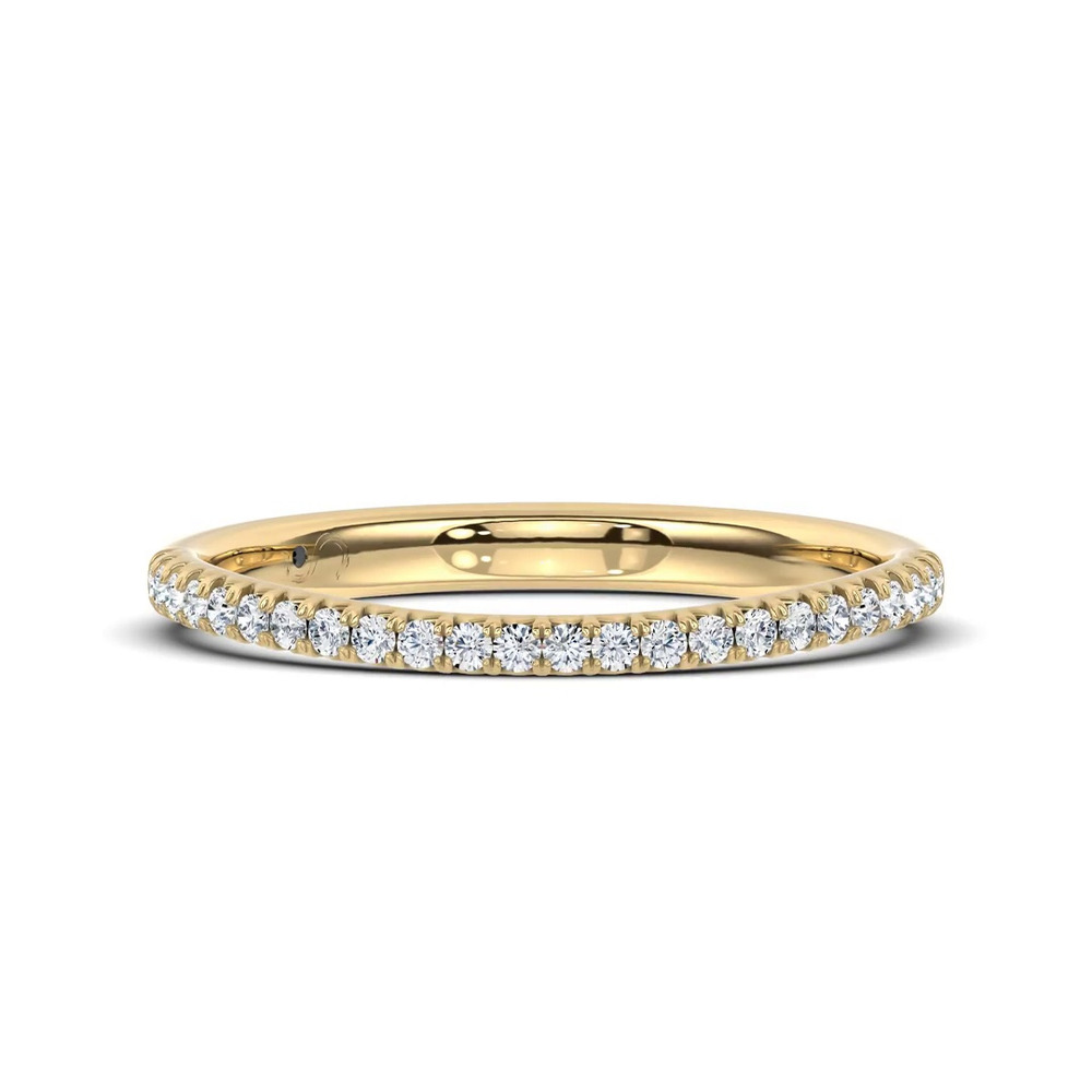 360 degree view of Unione Pavé Lab Contoured Band by Christian Siriano