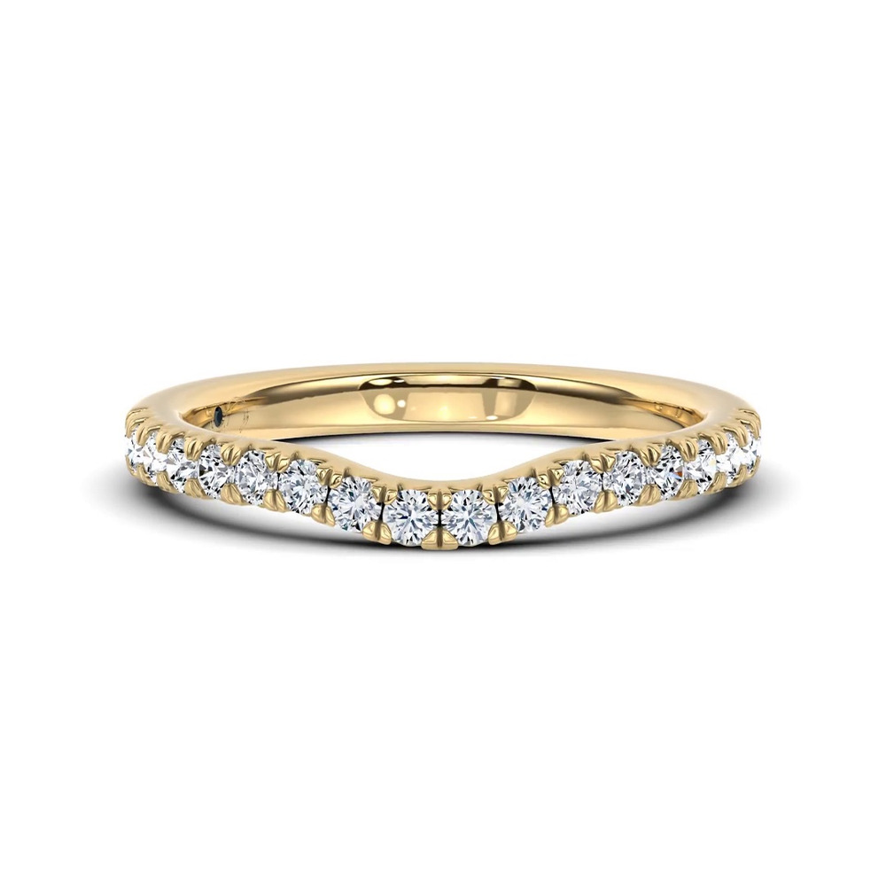 360 degree view of Vive Contoured Pavé Lab Band by Christian Siriano