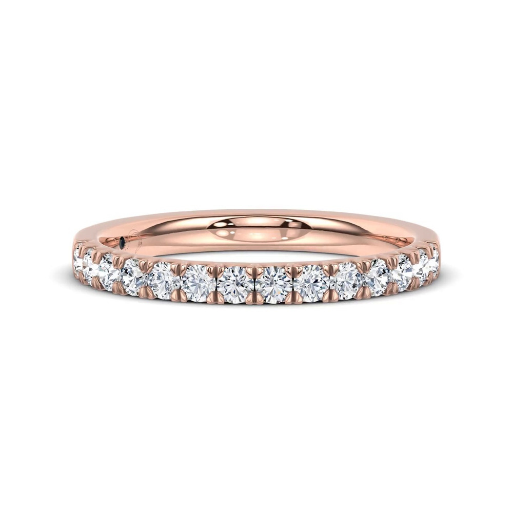 360 degree view of Joye French Pavé Band by Christian Siriano