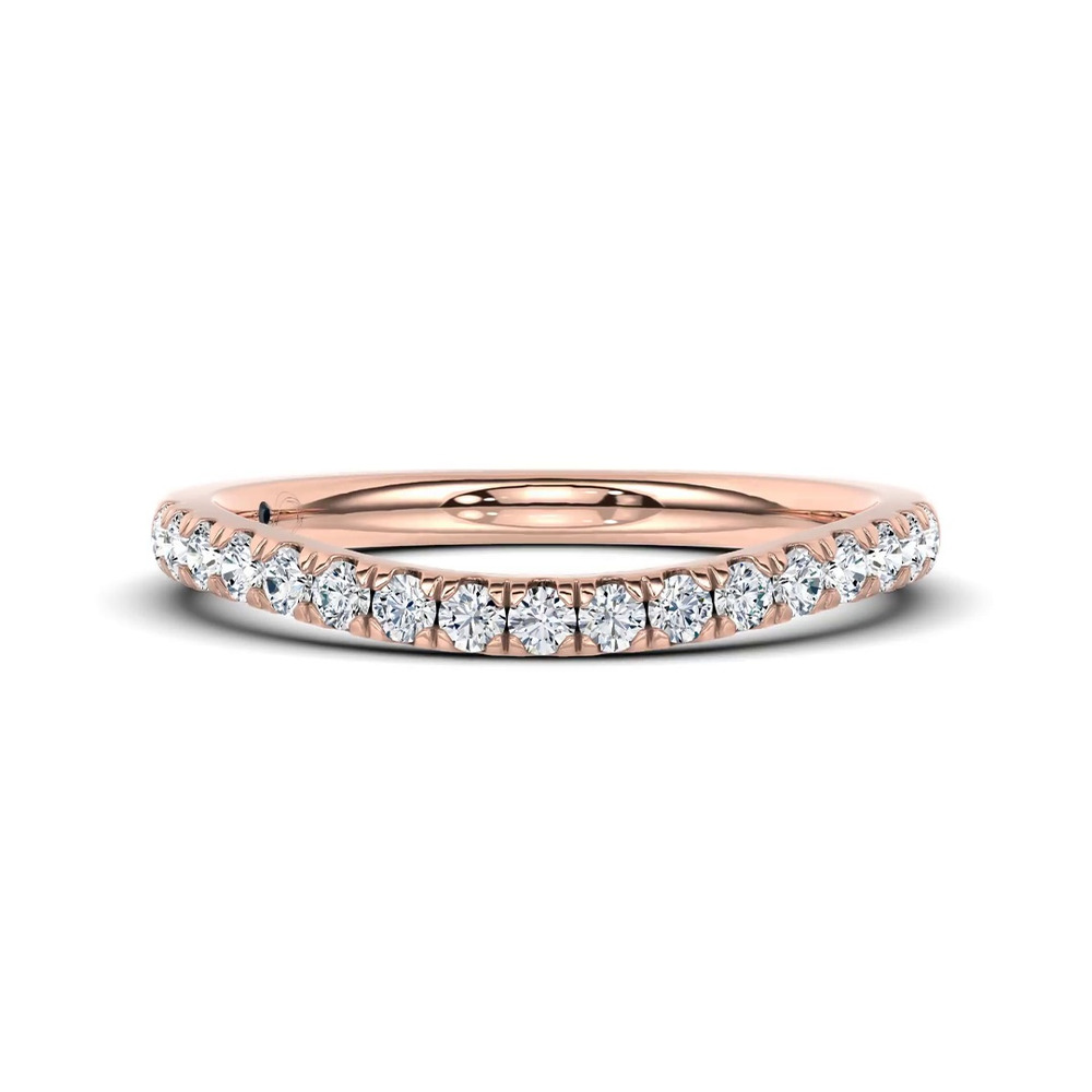360 degree view of Lumea Contoured Pavé Band by Christian Siriano