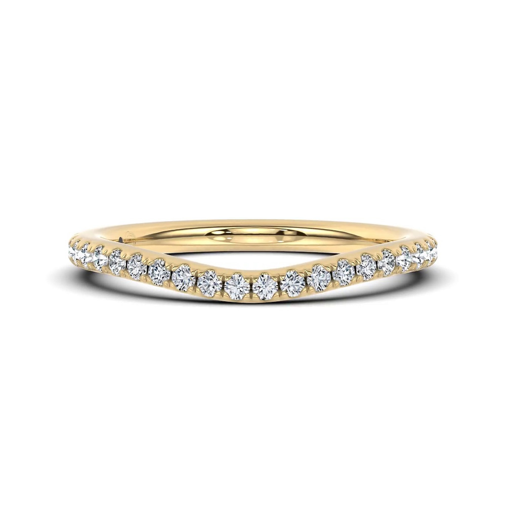 360 degree view of Classic Lab Pavé Band by Christian Siriano