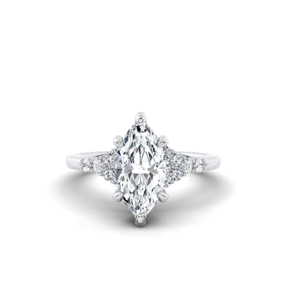 360 degree view of Dorian Cluster Engagement Ring