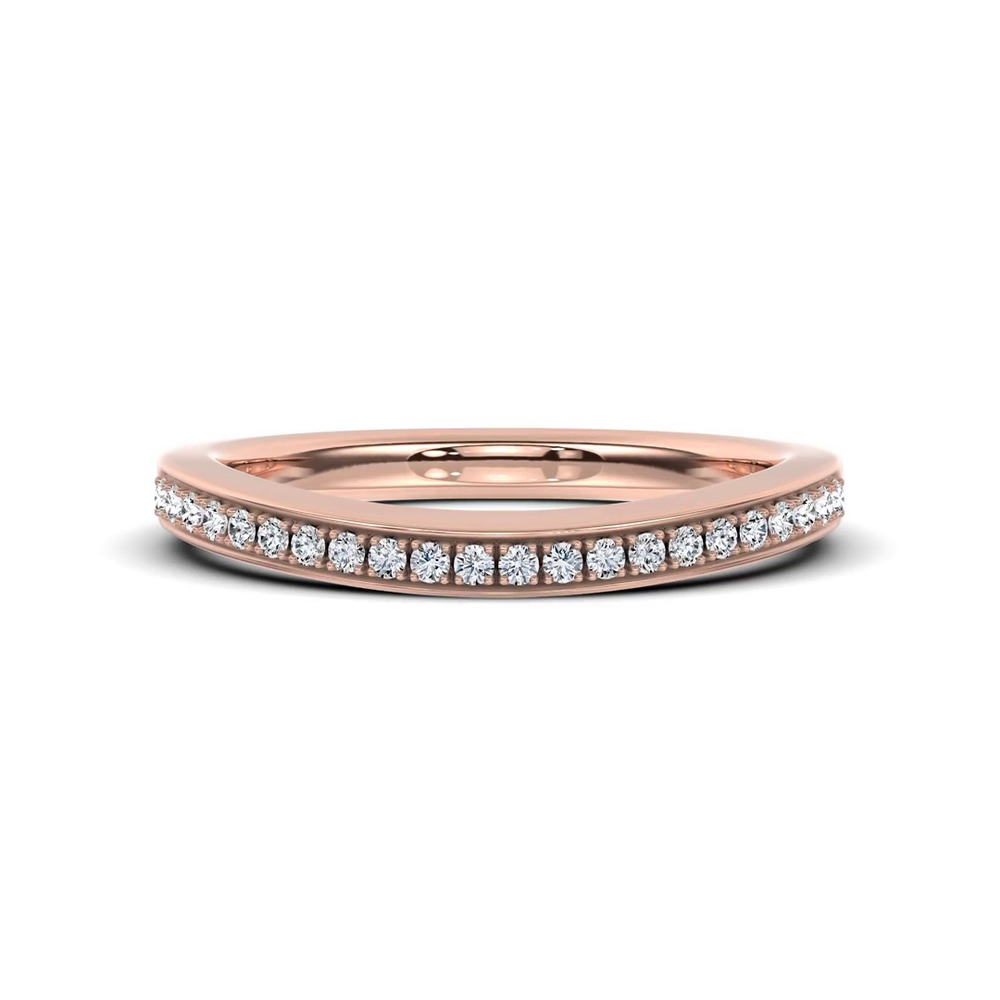 360 degree view of Jenna Contour Pavé Lab Band