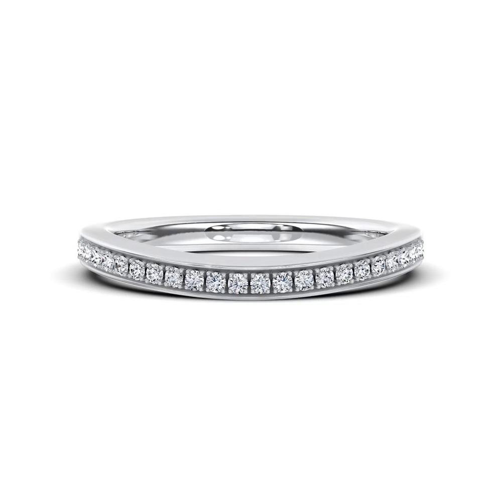 360 degree view of Jenna Contour Pavé Lab Band