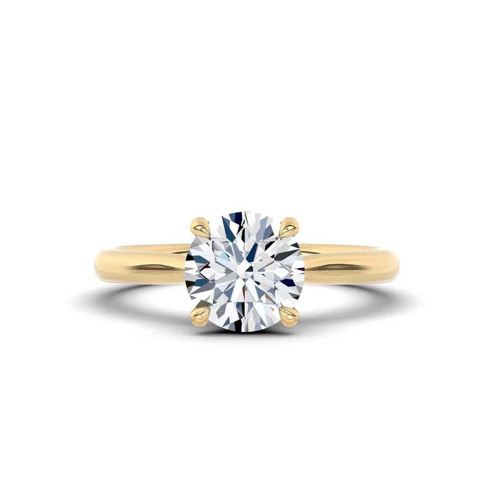 360 degree view of Floria Petal Engagement Ring by Christian Siriano