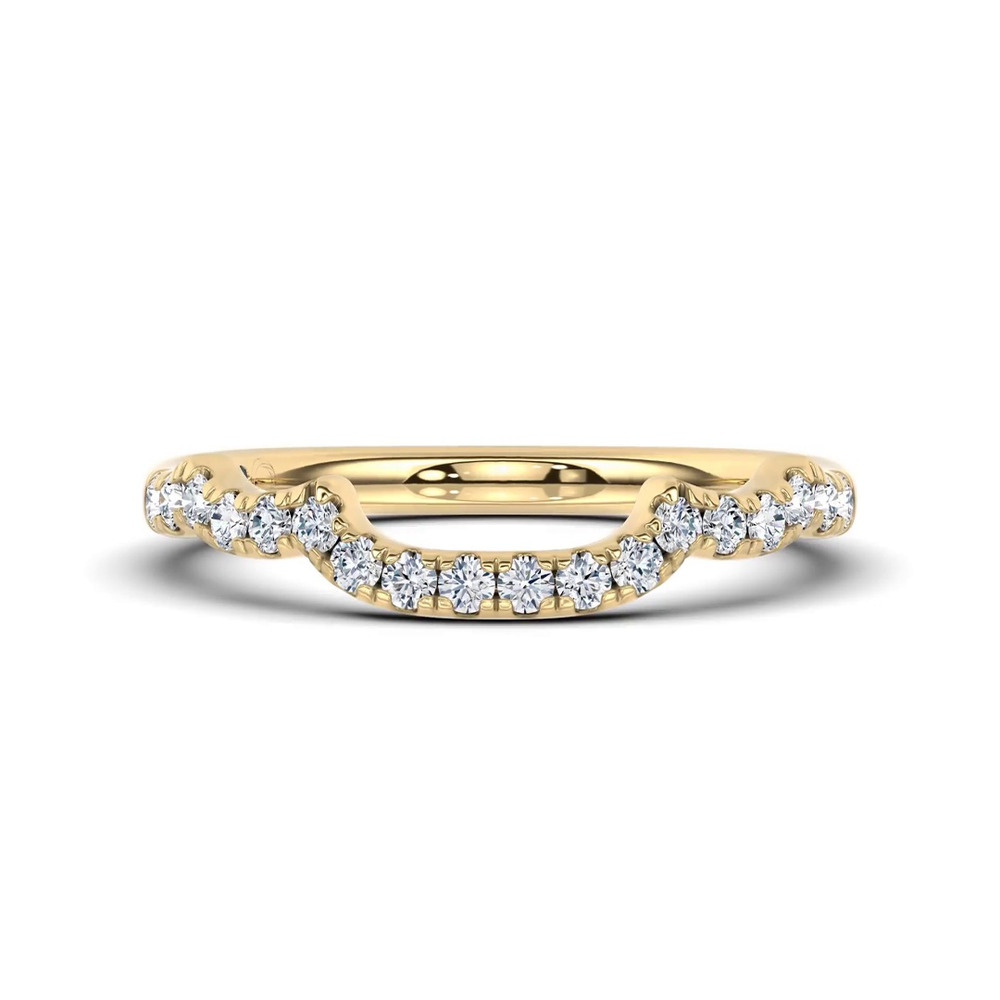 360 degree view of Valora Contoured Pavé Lab Band by Christian Siriano