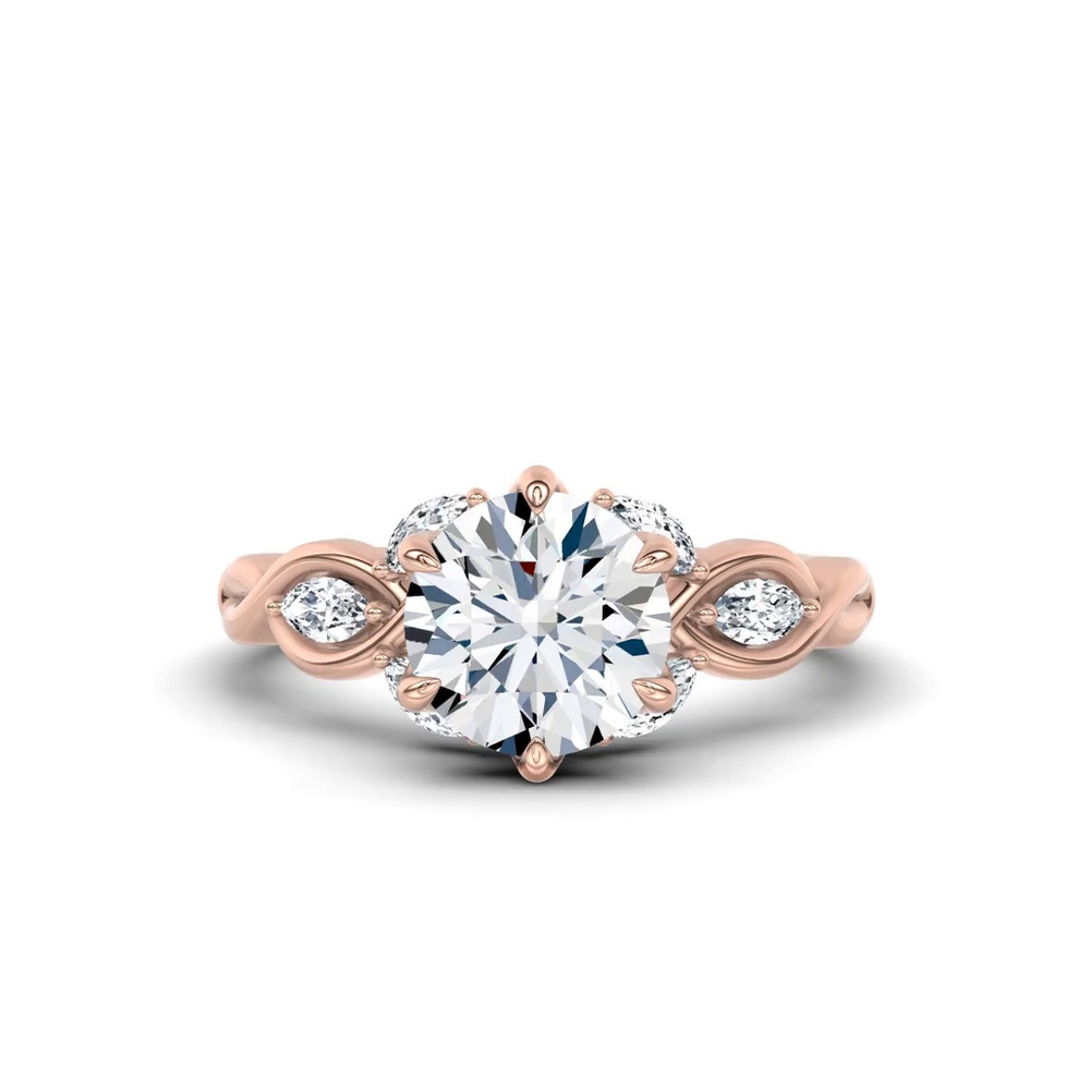 360 degree view of Valora Vine Engagement Ring by Christian Siriano