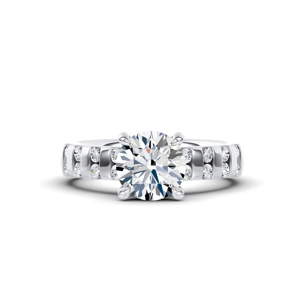 360 degree view of Colonnade Engagement Ring by Christian Siriano
